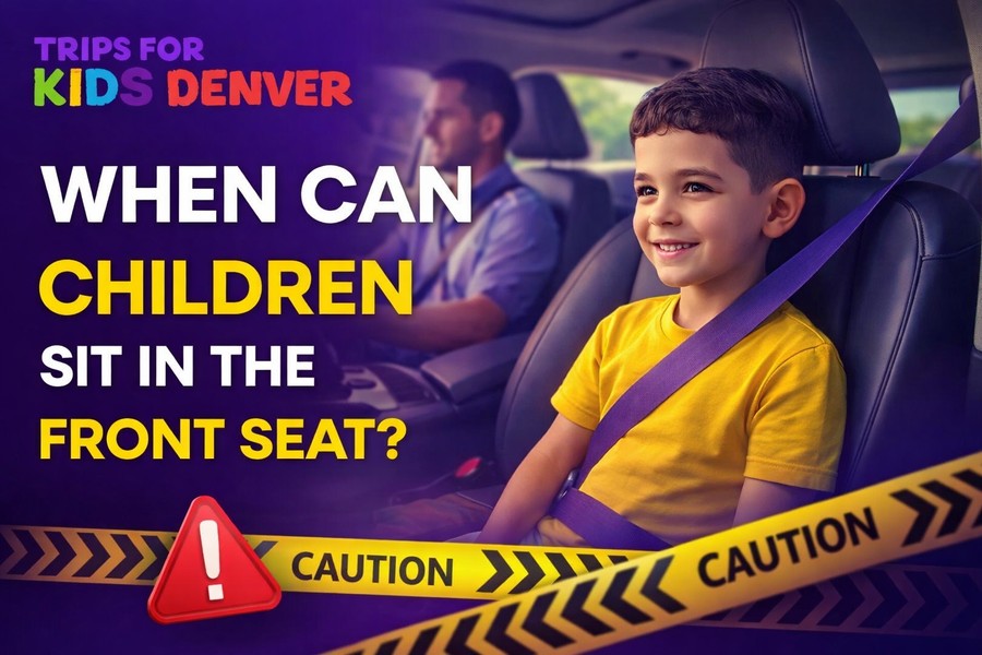 when can children sit in the front seat
