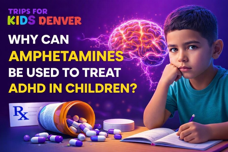 why can amphetamines be used to treat adhd in children